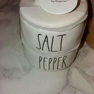 Rae Dunn Salt & Pepper Stack